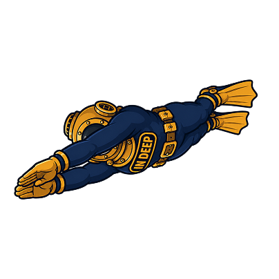 Diver illustration
